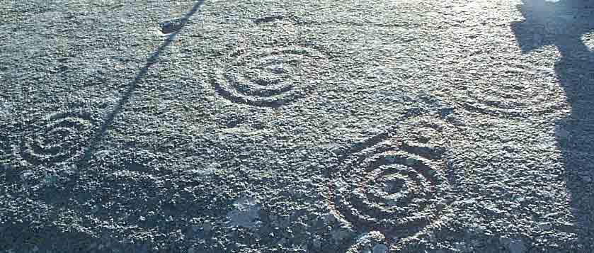 Gaustad rock carving